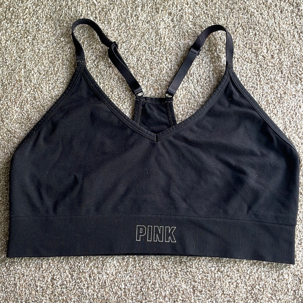 VS Pink Racerback Sports Bra